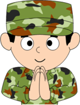 Camouflage Boy sticker #6634408