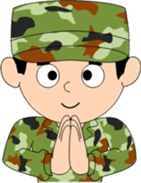 Camouflage Boy sticker #6634408