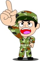 Camouflage Boy sticker #6634410