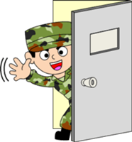 Camouflage Boy sticker #6634412