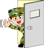 Camouflage Boy sticker #6634412