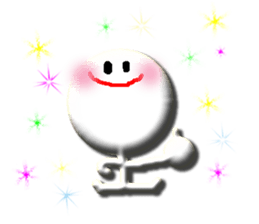 Clear stick man2 sticker #6634418