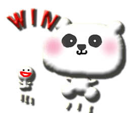 Clear stick man2 sticker #6634445