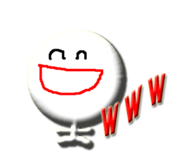 Clear stick man2 sticker #6634451