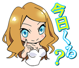 Sticker of the hostess by the hostess sticker #6635113