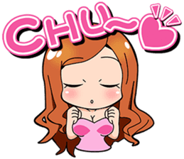 Sticker of the hostess by the hostess sticker #6635116