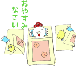 It is chicken parent and child faintly sticker #6635189