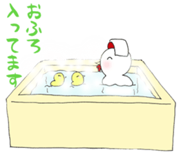 It is chicken parent and child faintly sticker #6635194