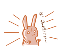 Reaction of the rabbit sticker #6635583