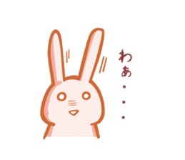 Reaction of the rabbit sticker #6635584