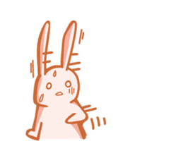 Reaction of the rabbit sticker #6635585