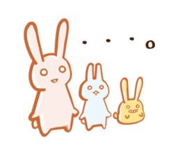 Reaction of the rabbit sticker #6635604