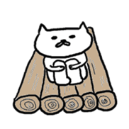 nice face cat sticker #6635658