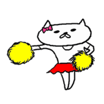 nice face cat sticker #6635663