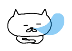 nice face cat sticker #6635668