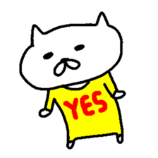 nice face cat sticker #6635672