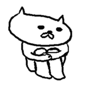 nice face cat sticker #6635679