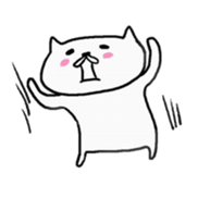 nice face cat sticker #6635686