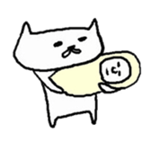 nice face cat sticker #6635695