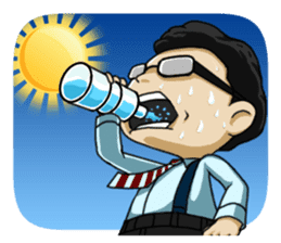 Weather forecast by Li-Gun sticker #6635716