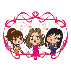 Charming cabaret girls