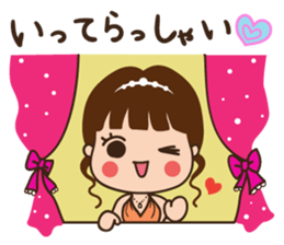 Charming cabaret girls sticker #6636105