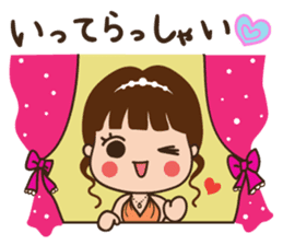 Charming cabaret girls sticker #6636105