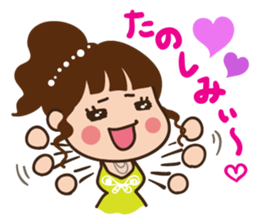 Charming cabaret girls sticker #6636114