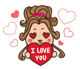 Charming cabaret girls sticker #6636118