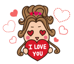 Charming cabaret girls sticker #6636118