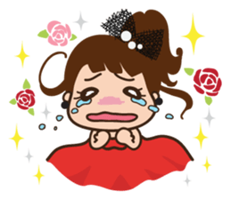 Charming cabaret girls sticker #6636123
