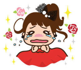 Charming cabaret girls sticker #6636123