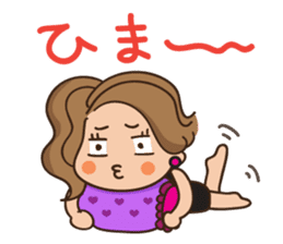 Charming cabaret girls sticker #6636124