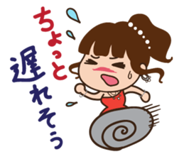 Charming cabaret girls sticker #6636127