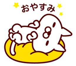 Supine cat sticker #6636605