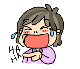 Violette A Crazy Girl sticker #6637467