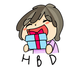 Violette A Crazy Girl sticker #6637474