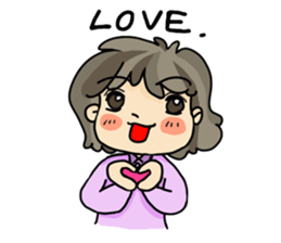 Violette A Crazy Girl sticker #6637479