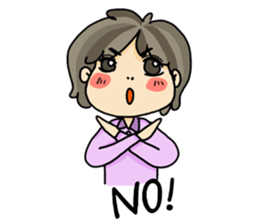 Violette A Crazy Girl sticker #6637483