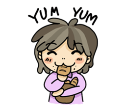 Violette A Crazy Girl sticker #6637490