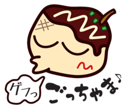 lackadaisical TAKOYAKI-KUN sticker #6637857