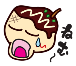 lackadaisical TAKOYAKI-KUN sticker #6637861