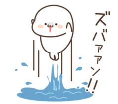 Sticker of a cute seal4 sticker #6637950