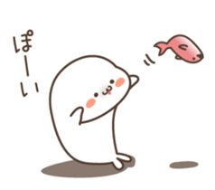 Sticker of a cute seal4 sticker #6637957