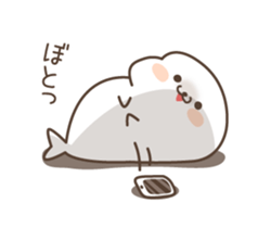 Sticker of a cute seal4 sticker #6637972