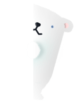 polar bear speak Japanese sticker #6639056