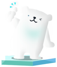 polar bear speak Japanese sticker #6639058