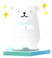 polar bear speak Japanese sticker #6639059