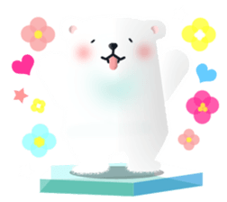 polar bear speak Japanese sticker #6639060