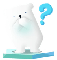 polar bear speak Japanese sticker #6639064